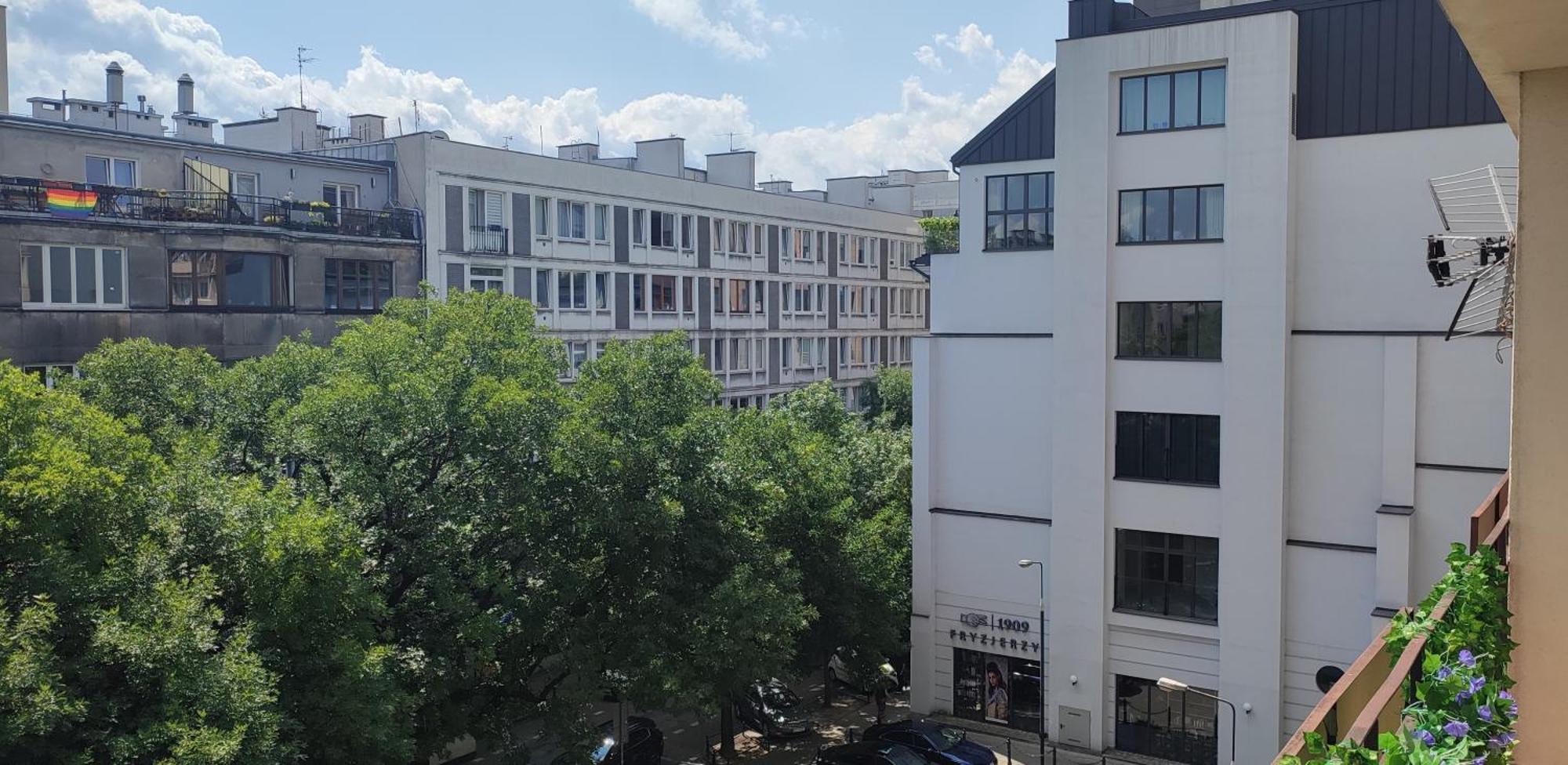 Greenpoint Hoza Apartment Warschau Exterior foto